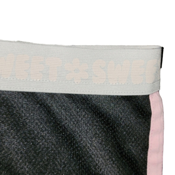 Garanimals Black Athletic Shorts with Pink Side Stripes - Picture 2 of 5